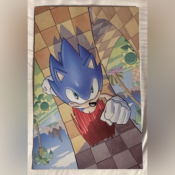 Sonic # 1 Virgin FOIL Variant C2e2 Exclusive LTD 500 Variant Cover = 2 # 1Foils - Picture 2 of 9